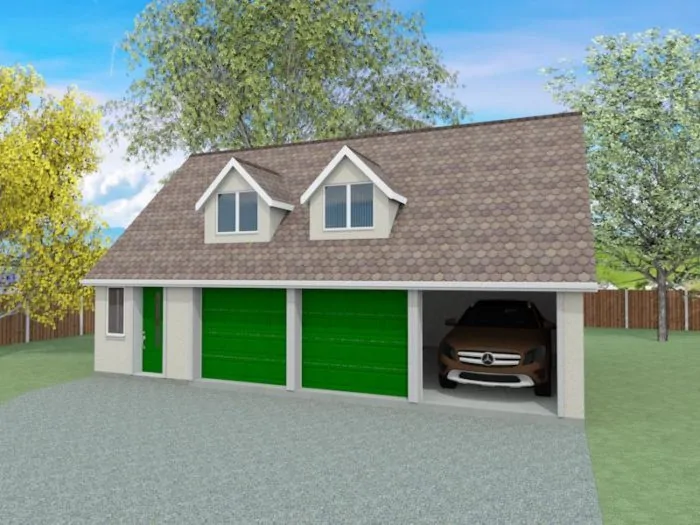 annexe plans with triple garage