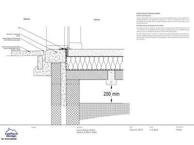 Beam And Block Slab Level Access Detail